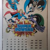 Targa in Metallo  Vintage - DC Super Power 40x30