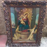 quadro antico Madonna del Rosario