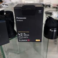 OBIETTIVO PANASONIC LEICA 42.5 MM F/1.2 OIS ASPH.