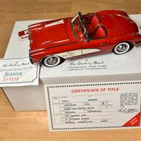 Danbury Mint 1960 Chevrolet Corvette diecast…
