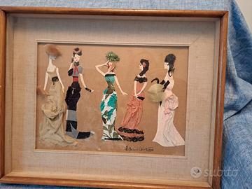quadro di modelle Liliana Cantatore