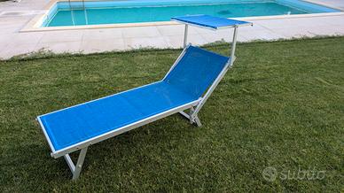 Lettino Sdraio Prendisole Blu - da 1 a 6