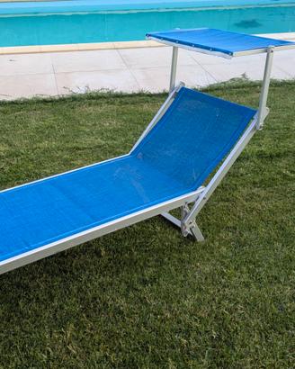 Lettino Sdraio Prendisole Blu - da 1 a 6
