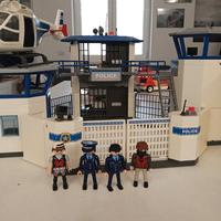 Playmobil Caserma polizia +Elicottero