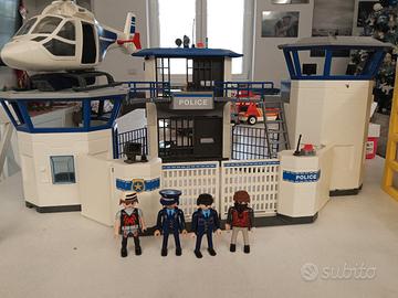 Playmobil Caserma polizia +Elicottero