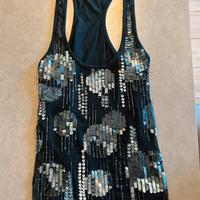 Canotta CELYN B pezzo unico con paillettes