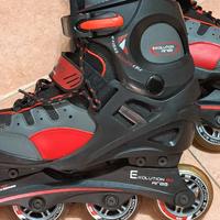 pattini in linea usati tre volte