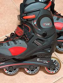 pattini in linea usati tre volte