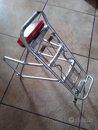 Portapacchi posteriore in alluminio per bicicletta