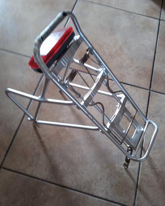 Portapacchi posteriore in alluminio per bicicletta