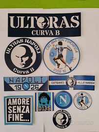 10 ADESIVI ULTRAS NAPOLI CURVA B PAPER ADESIVA NON