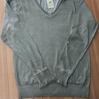 Maglia Xcape da uomo,  Large nuova verde in cotone