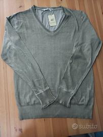 Maglia Xcape da uomo,  Large nuova verde in cotone