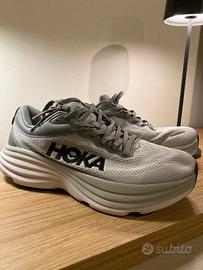 Hoka bondi 8 grigie