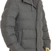 Piumino Herno Lana 50 grigio melange