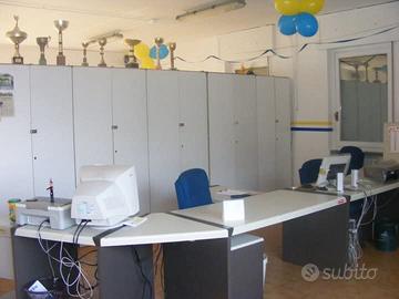 Scrivania da reception angolare