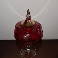 Coppa in vetro vintage