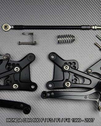 Pedane arretrate HONDA CBR 600 F FI FS 1999 - 2007