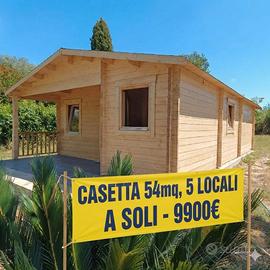 CASETTA ALMERIA 54mq 5 LOCALI  NUOVA 44 O 58mm