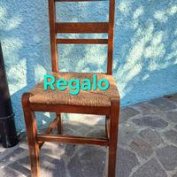 sedie in legno impagliate