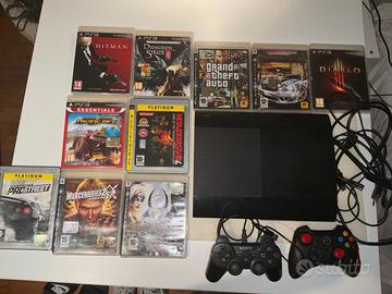PS3 Super Slim 1TB + 2 Controller + 10 Giochi Orig