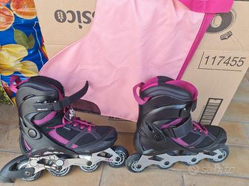 rollerblade + protezioni+ custodia