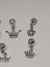 Stock set charm ciondoli simil Pandora 