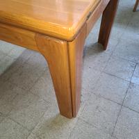 tavolo apribile in legno massello