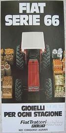 Depliant originale Fiat trattori serie 66.