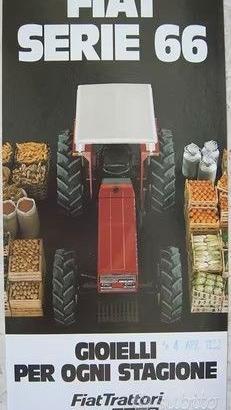 Depliant originale Fiat trattori serie 66.