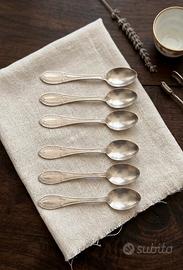 Set 6 cucchiaini in argento 800 vintage