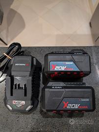 Batterie e caricabatteria 20v parkside 