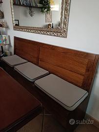 tavolo allungabile + panche+sedie