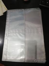 buste trasparenti a 4 scomparti