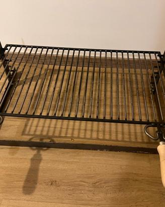 Griglia barbecue graticola regolabile 70x45 brace