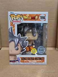 Funko Pop! Goku (Ultra Instinct) #1694 • Glow 