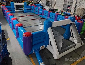 Calciobalilla umano 12x6 gioco gonfiabile