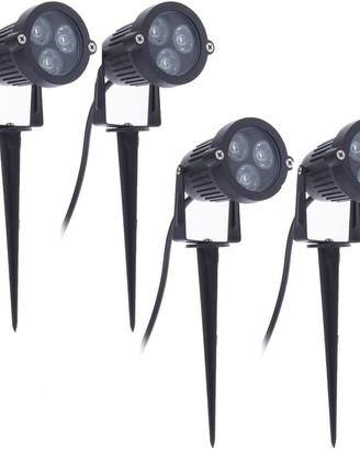3W Faretti LED da Giardino IP65 con picchetto