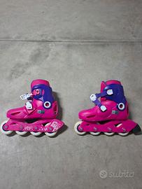 Pattini in linea bambina Oxelo regolabili 30-32