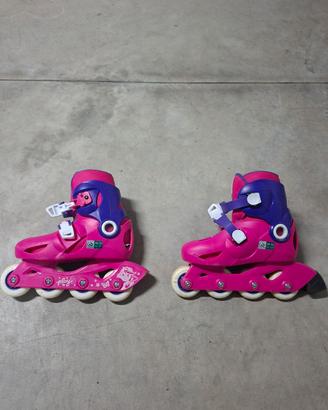 Pattini in linea bambina Oxelo regolabili 30-32