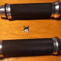 Manopole Manubrio Moto 22mm Alluminio Gomma