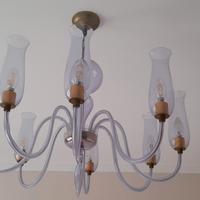 lampadario della nonna in vetro di Murano