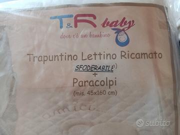 Trapuntino letto ricamato 