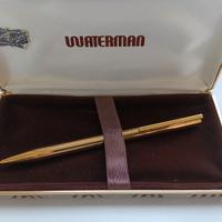 Penna a sfera waterman placcata oro