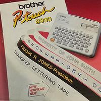 brother p touck electronic letterin system