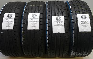 4 GOMME 205 45 17 CONTINENTAL A49135