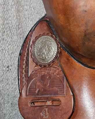 sella Western per monta all'americana 