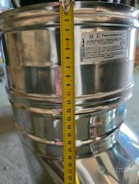 cANNAFUMARIAINOX D.250 NUOVA COMPLETA