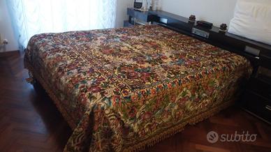 Copriletto artigianato siciliano vintage