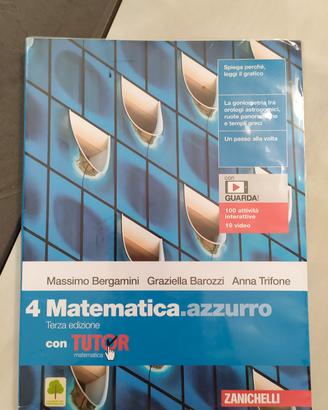 9788808490056 Matematica.azzurro. Vol.4 Zanichelli